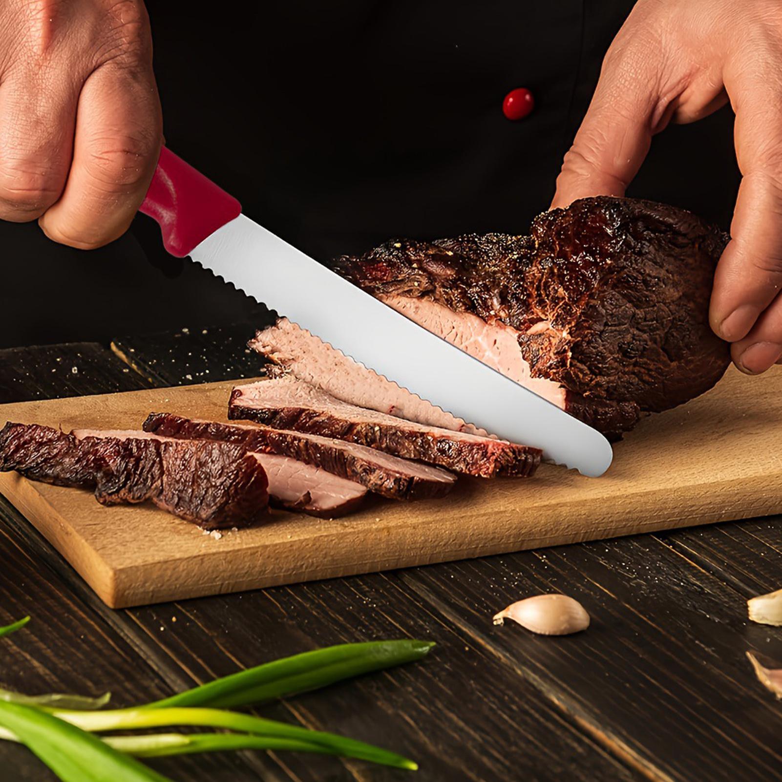 ที่ตัดสเต็กแบบมีฟันเลื่อย 5 ชิ - Meal Prep Kitchen บทวิจารณ์และราคา