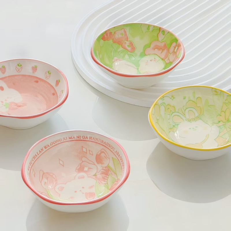 จานเซรามิกลายการ์ตูนรูปกระต่าย - Sauce Dipping Cup บทวิจารณ์และราคา