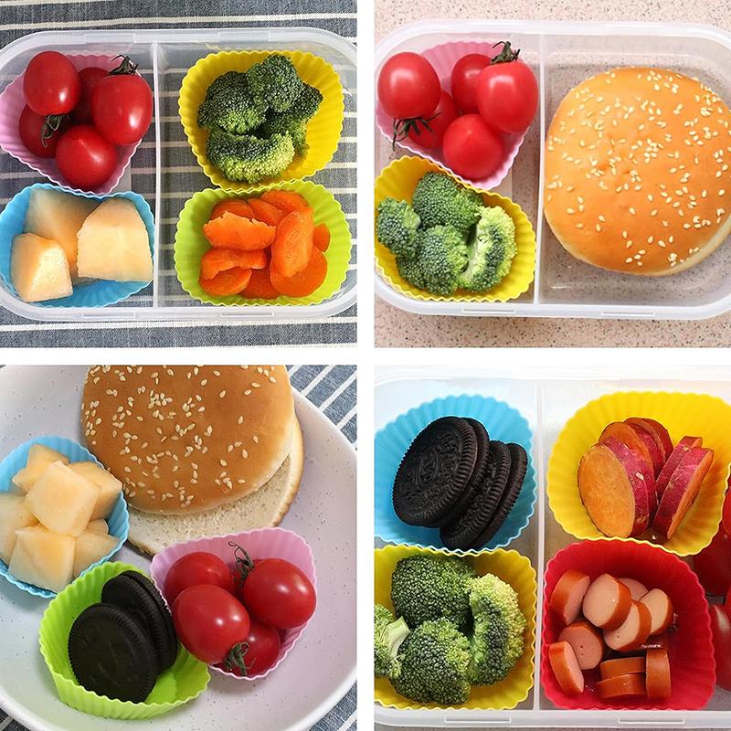 ● 12/24 ชิ้น ที่กั้นกล่องอาหาร - Meal Prep Template บทวิจารณ์และราคา