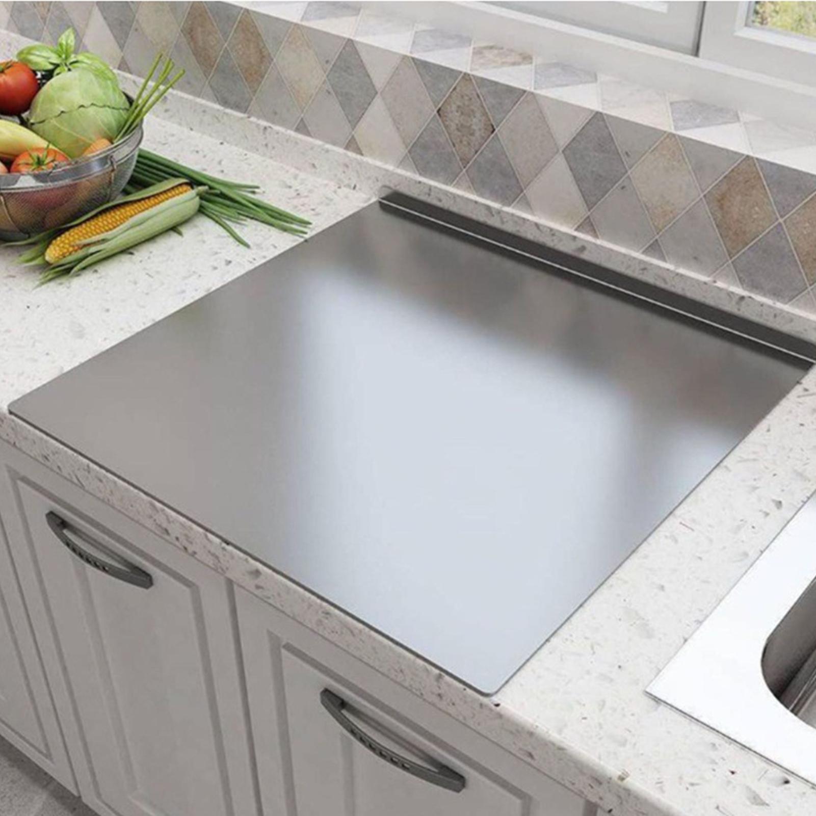 เขียงสแตนเลสแบบไม่ติดกระทะสองด - Meal Prep Kitchen บทวิจารณ์และราคา