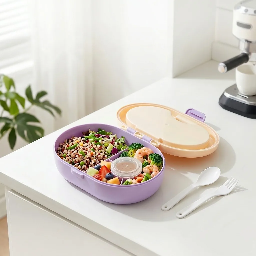 กล่องข้าวพลาสติกแบบพกพาสำหรับเ - Meal Prep Or Prep Meal บทวิจารณ์และราคา