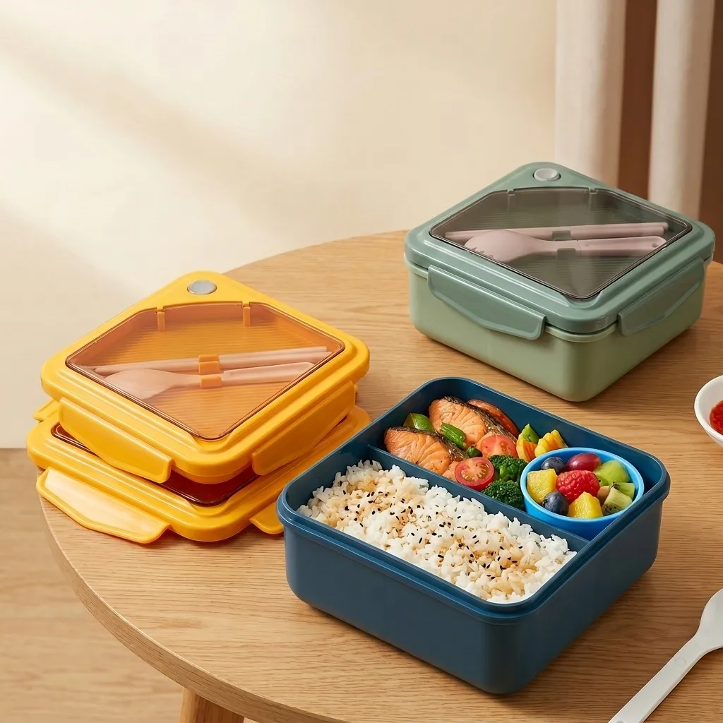 ชุดกล่องอาหารกลางวันพลาสติกสำห - Meal Prep Or Prep Meal บทวิจารณ์และราคา