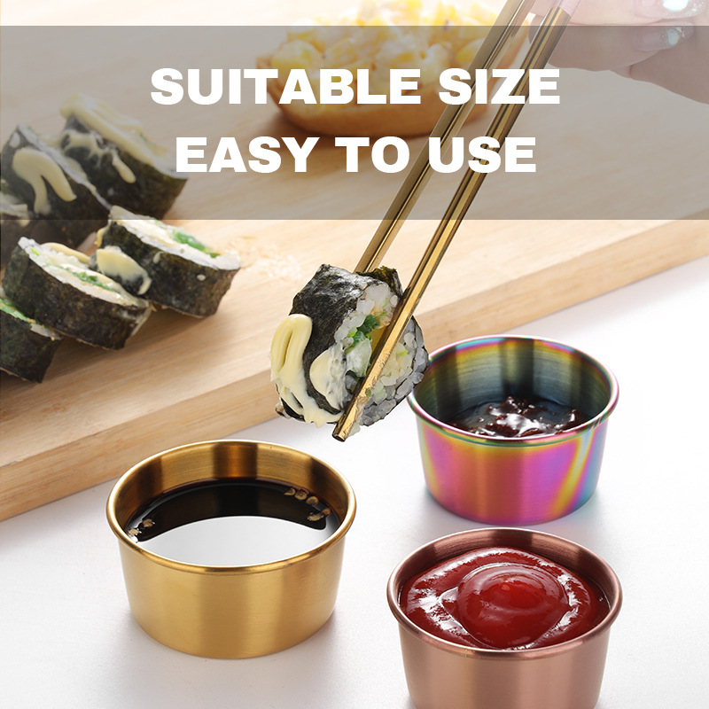ถ้วยน้ำจิ้มสแตนเลส304ถ้วยซอสทอ - Sauce Dipping Cup บทวิจารณ์และราคา