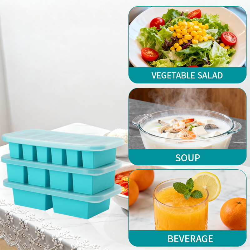 แม่พิมพ์ซิลิโคนสำหรับแช่แข็งแบ - Meal Prep Or Prep Meal บทวิจารณ์และราคา