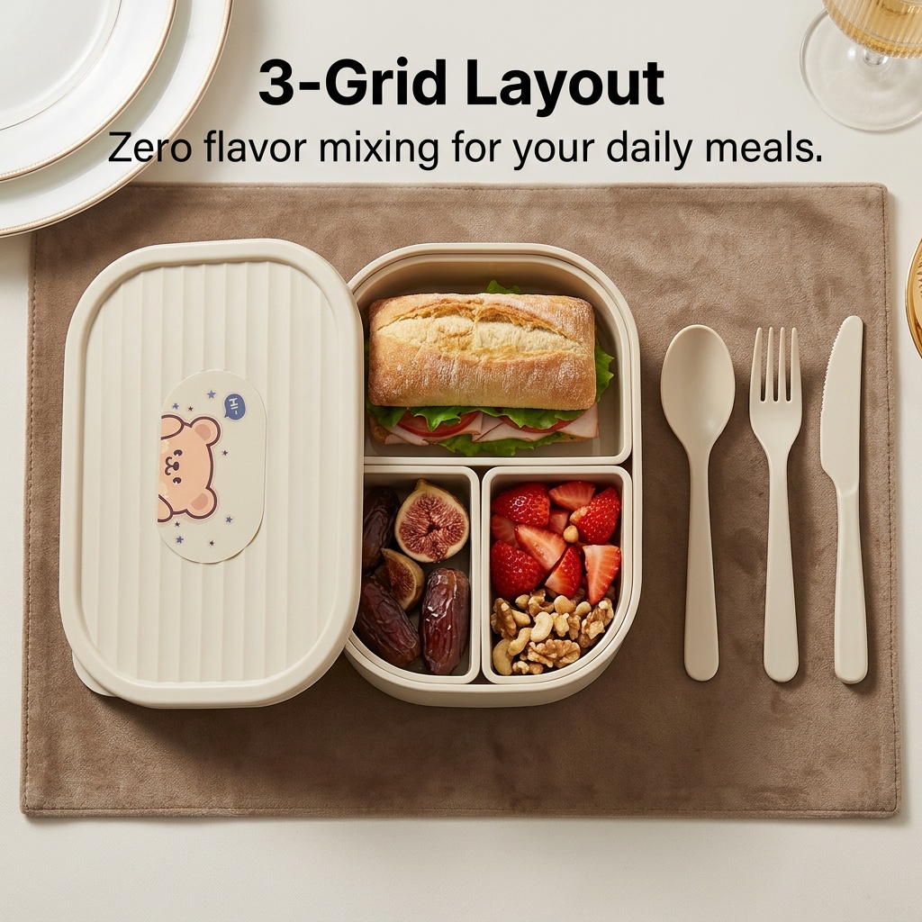 กล่องอาหารกลางวันพลาสติก 3 ช่อ - Meal Prep Or Prep Meal บทวิจารณ์และราคา