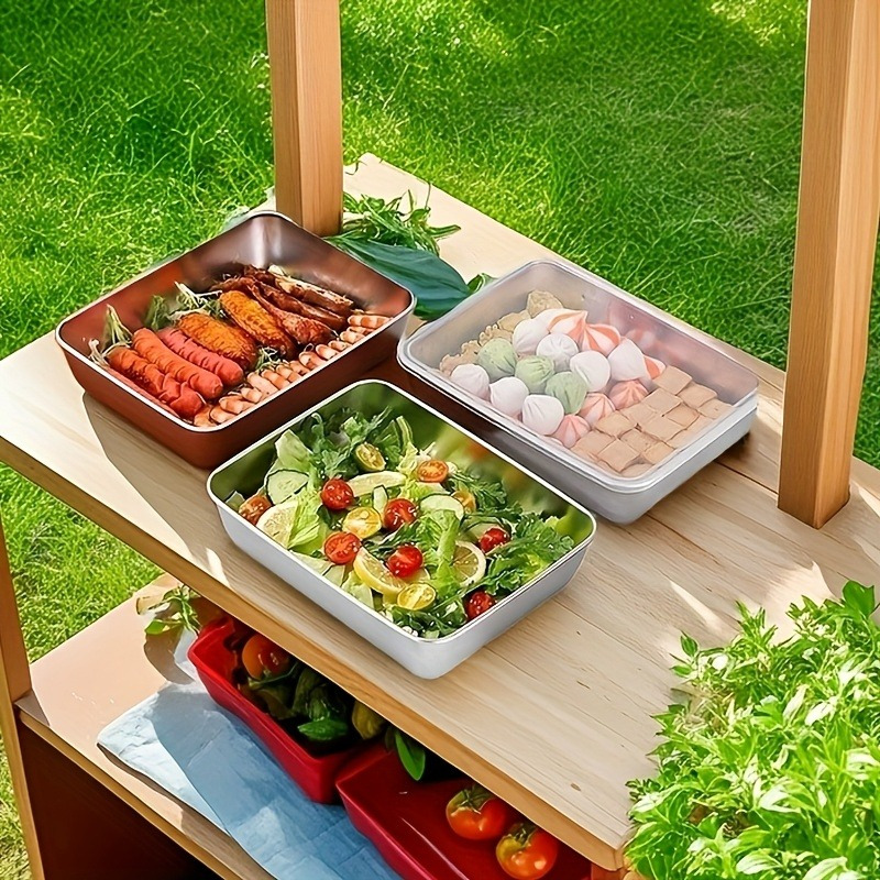ชุดกล่องถนอมอาหารสแตนเลส 4 ชิ้ - Meal Prep Kitchen บทวิจารณ์และราคา