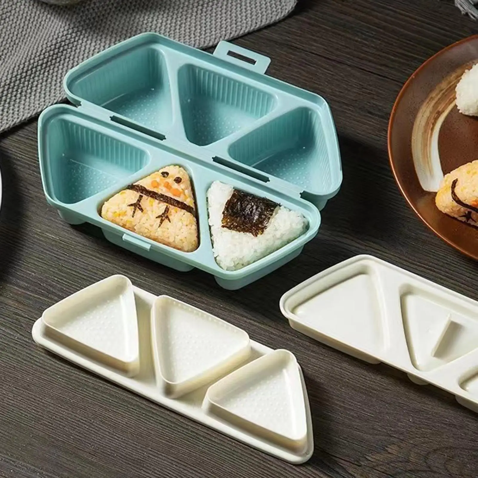 แม่พิมพ์ซูชิ 6 ช่อง รูปทรงสามเ - Meal Prep With Rice บทวิจารณ์และราคา